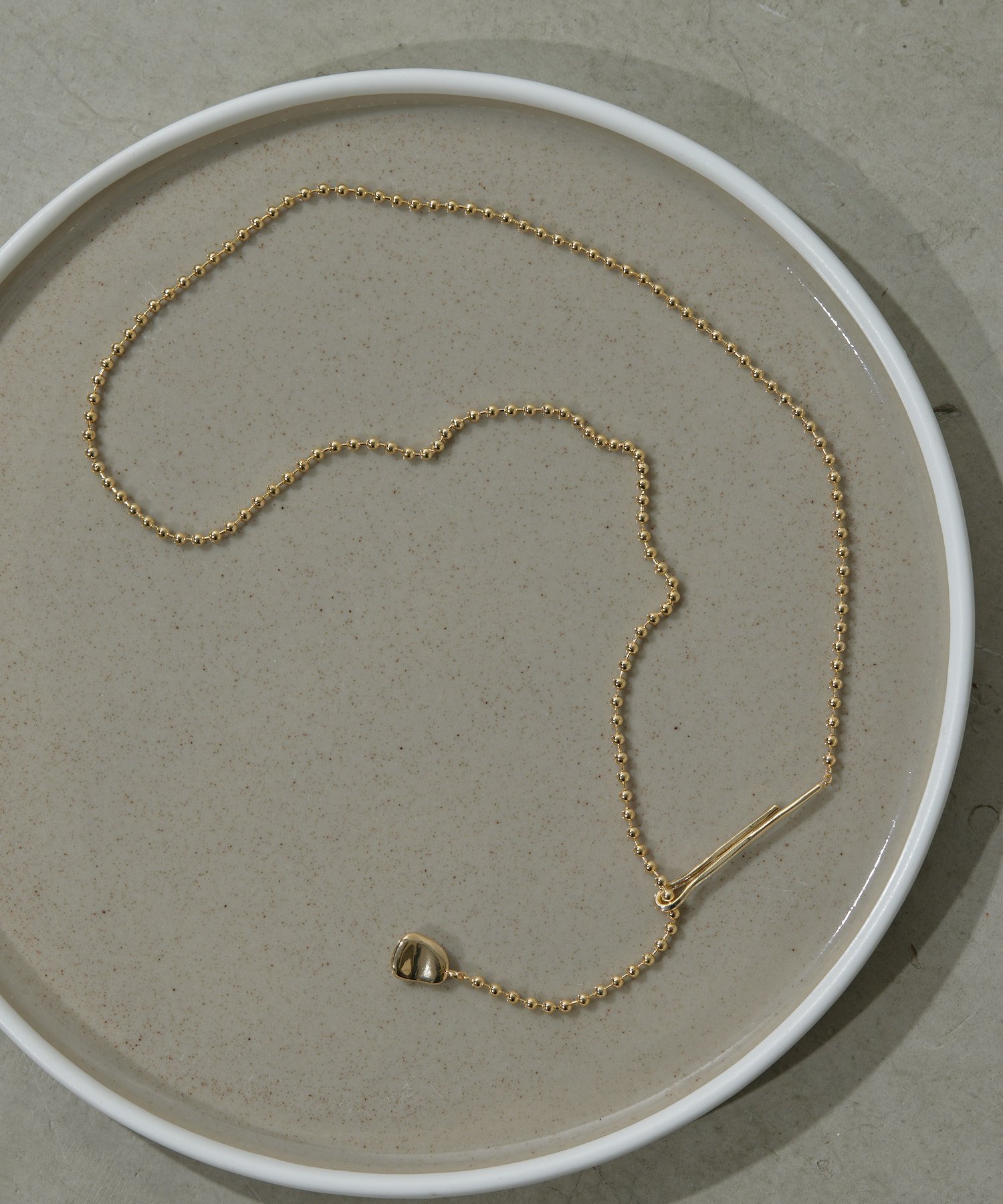 【SALE／60%OFF】GALLARDAGALANTE ボールチェーンフックネックレス ガリャルダガランテ アクセサリー・腕時計 ネックレス シルバー ゴールド
