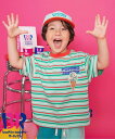 BREEZE 【リンク】サーティワン フレーバーボーダーTシャツ エフオーオンラインストア トップス カットソー・Tシャツ ピンク グリーン ブラウン