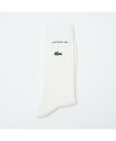 ABAHOUSE LASTWORD 【LACOSTE / ラコステ】クロックエンブレム1*1リブニットソックス アバハウス 靴下・レッグウェア その他の靴下・レ...