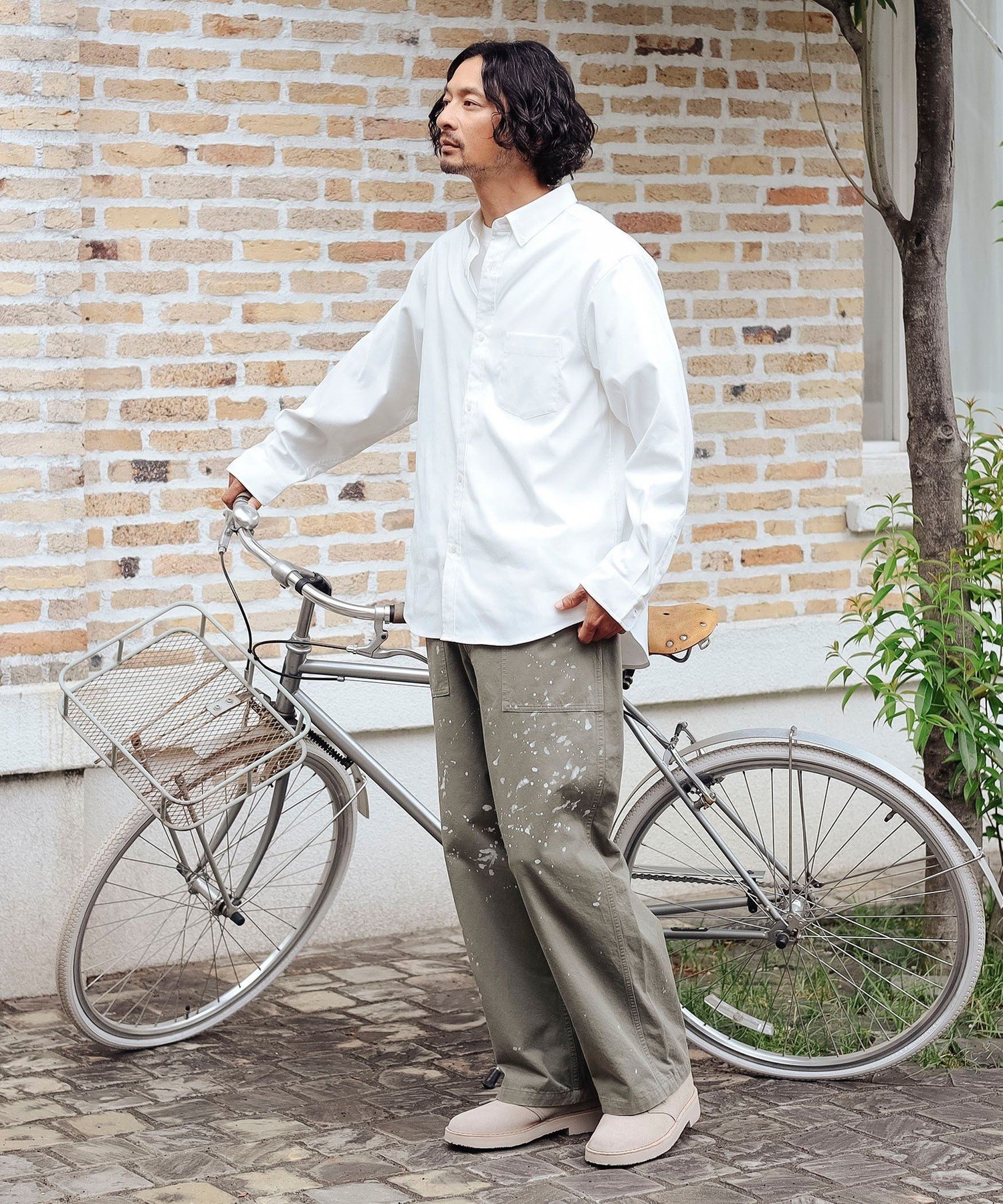 【SALE／40%OFF】B:MING by BEAMS ペイント ベイカー パンツ メンズ 春まで着られる ビーミング ライフストア バイ ビームス パンツ その他のパンツ グリーン ブラック【送料無料】