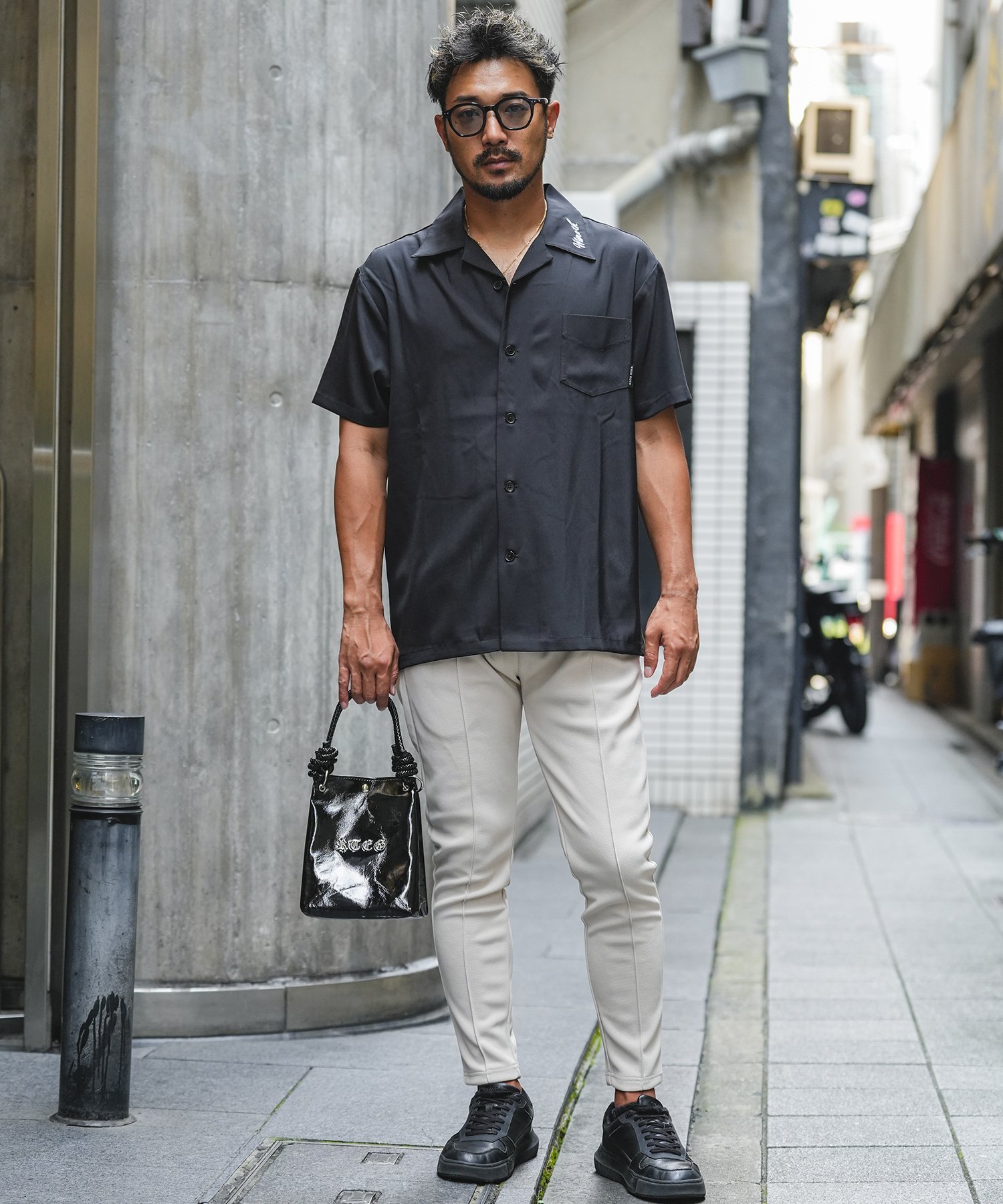 Retro Engine RTEG Z.T Leather BAG アダムスジャグラー バッグ ハンドバッグ ブラック シルバー【送料無料】