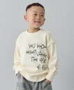 CIAOPANIC TYPY 【KIDS】【男女兼用】ポイントロゴ刺繍オーバースウェット チャオパニックティピー トップス カットソー・Tシャツ グレー ホワイト ブルー