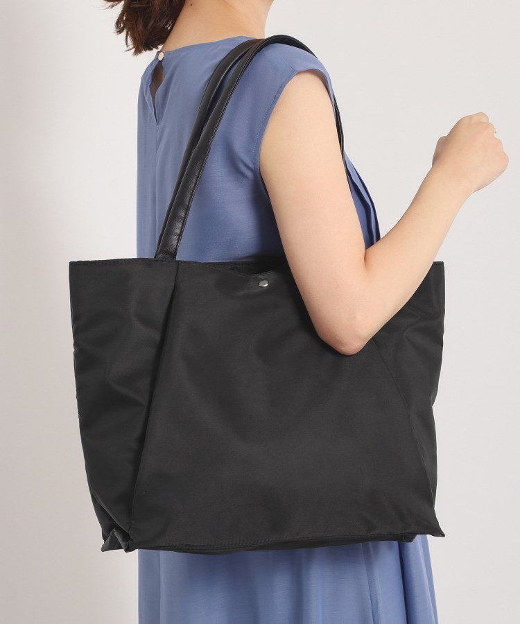 【SALE／20%OFF】ITS' DEMO 【12ポケット/PC対応】合皮コンビA4トート イッツデモ バッグ トートバッグ ワインレッド ブラック ネイビー