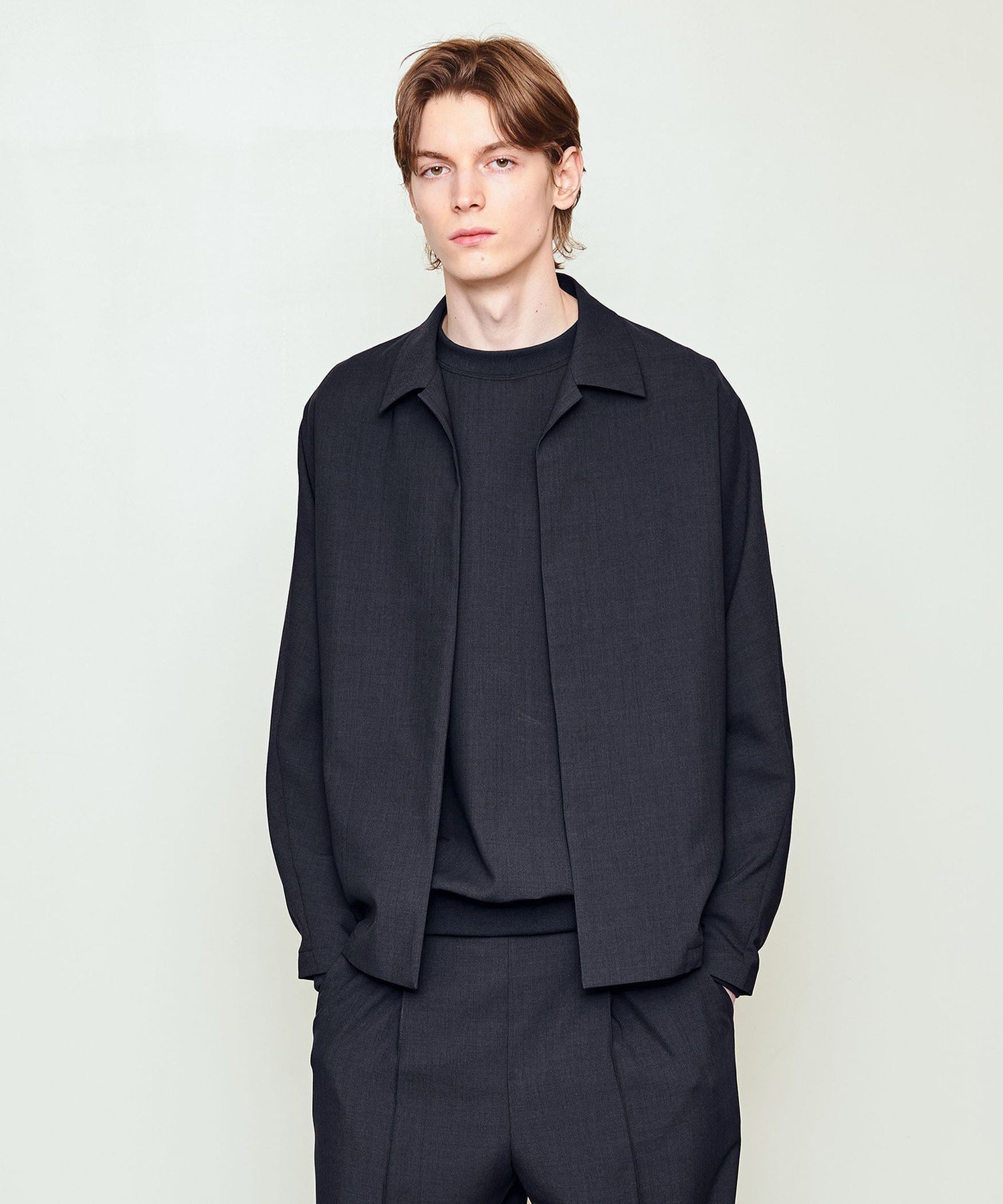 【SALE／30%OFF】UNITED ARROWS & SONS ＜D.O UNITED ARROWS BY DAISUKE OBANA＞ H/T D/SL COACH SHIRT/シャツ ユナイテッドアローズ アウトレット トップス シャツ・ブラウス ネイビー ブラック【送料無料】