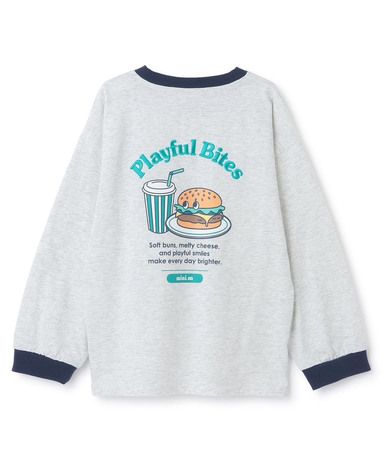 【SALE/30% OFF】MINIMAL Back Illustration Long Sleeve T-Shirt Narumiya Online Tops Cut and Sewn T-Shirt White Pink