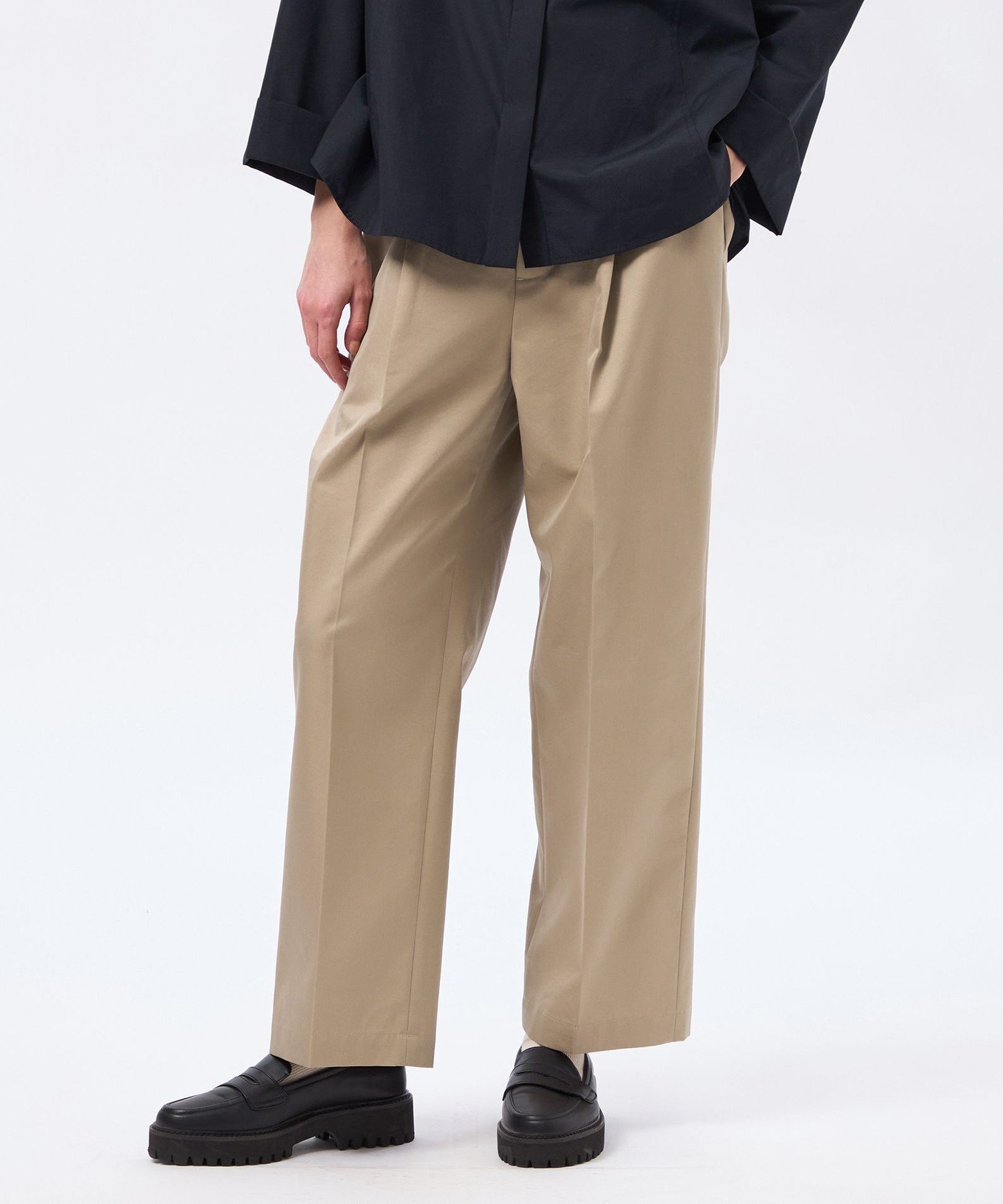 MACKINTOSH PHILOSOPHY ペグトップライトチノパンツ マッキントッシュ フィロソフィー パンツ スラックス・ドレスパンツ ベージュ ネイビー【送料無料】