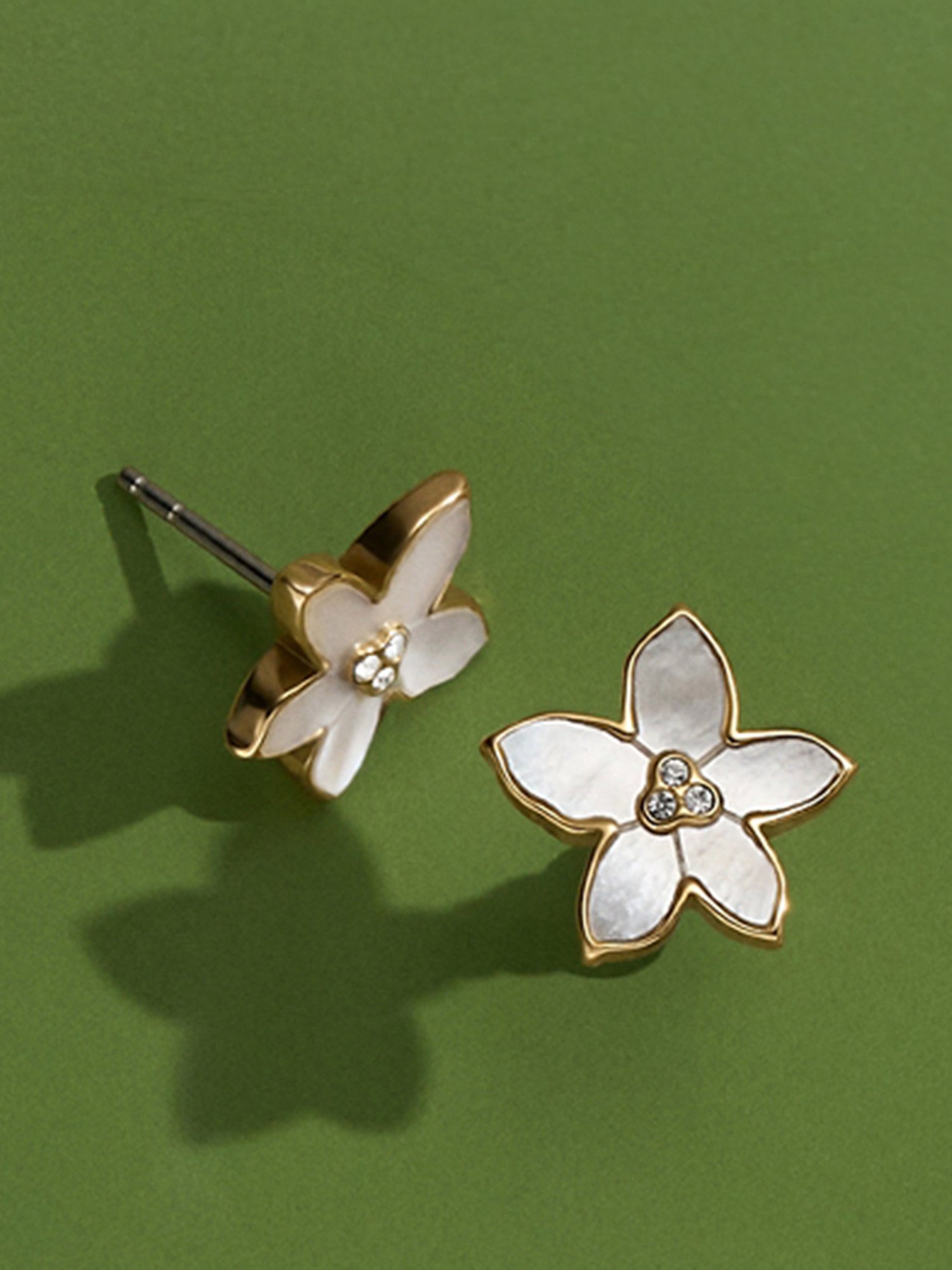 FOSSIL フォッシル アクセサリー レディース ピアス ゴールド JF04973710 フォッシル アクセサリー・腕時計 ピアス ホワイト【送料無料】