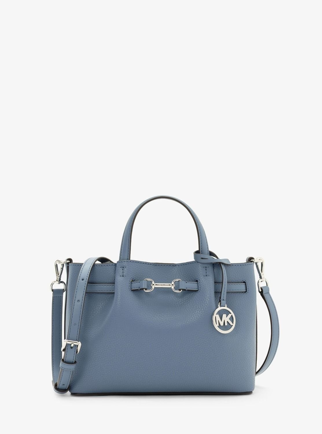 【SALE／70%OFF】MICHAEL KORS CARSON センタージップ サッチェル スモール マイケルコース マイケル・コース バッグ ハンドバッグ ブルー【送料無料】