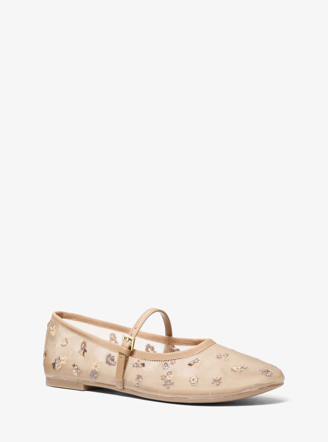 【SALE／70%OFF】MICHAEL KORS PHOEBE エンブリッシュ メッシュ バレエシューズ マイケルコース マイケル・コース シューズ・靴 モカシン・デッキシューズ ベージュ【送料無料】