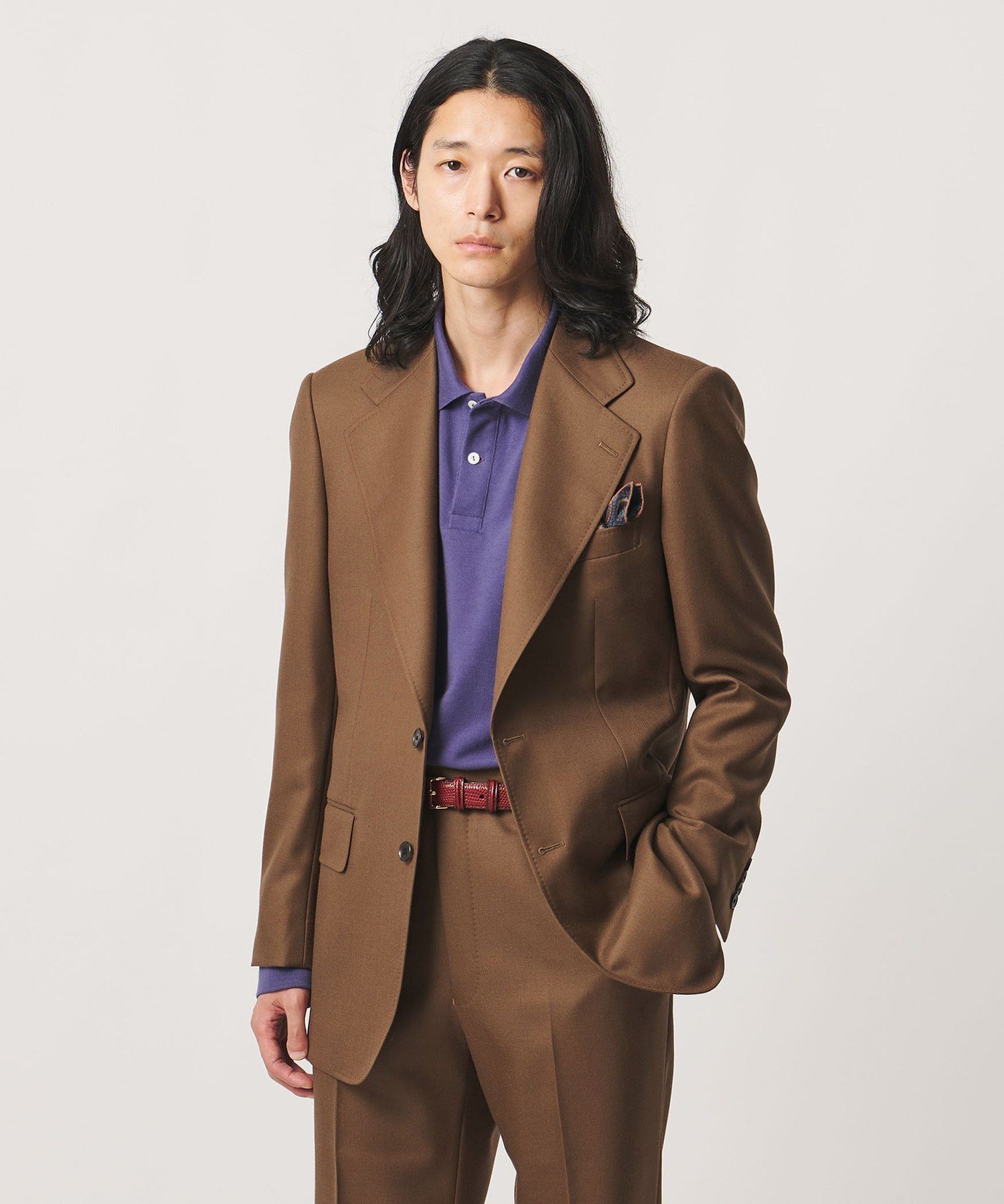 UNITED ARROWS ギャバジン シングル 2ボタン テーラードジャケット ヨコストレッチ ユナイテッドアローズ スーツ・フォーマル スーツジャケット【送料無料】