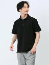 【SALE/50%OFF】TAKA-Q リップルボーダー 半袖ポロシャツ メンズ ポロシャツ カットソー カジュアル インナー ビジネス ギフト プレゼント ゴ...