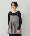 COMME CA ISM インドコットン キャミビスチェブラウス コムサイズム トップス シャツ・ブラウス ホワイト ブラック グレー【送料無料】(4)