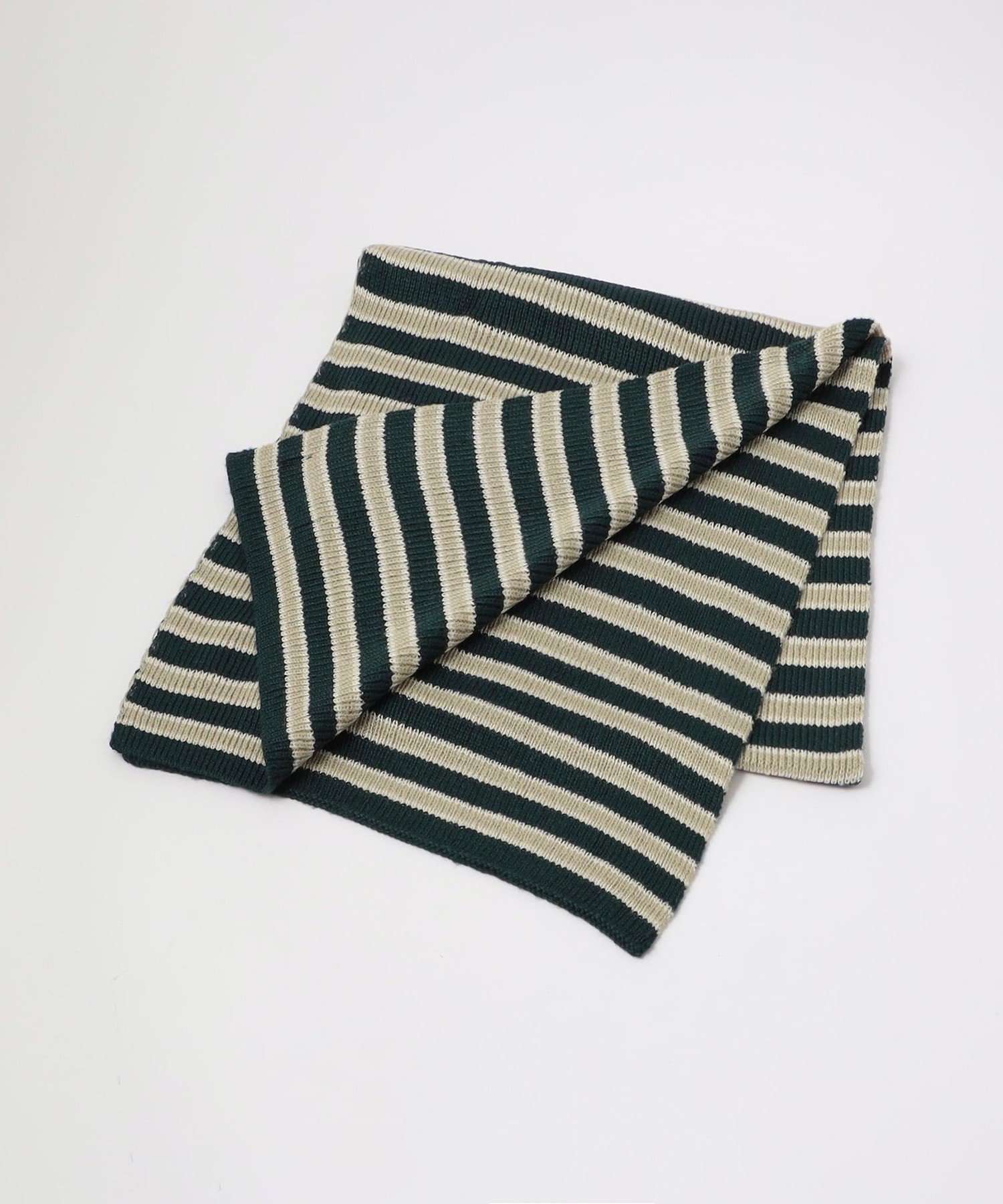 【SALE／30%OFF】UNITED ARROWS green label relaxing GLR ニット ボーダー マフラー ユナイテッドアローズ アウトレット ファッション雑貨 マフラー・ストール・ネックウォーマー ブラウン ブラック グリーン【送料無料】