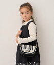 ANY KIDS 鍵盤モチーフ2WAYバッグ エニィ バッグ ショルダーバッグ パープル ブラック【送料無料】