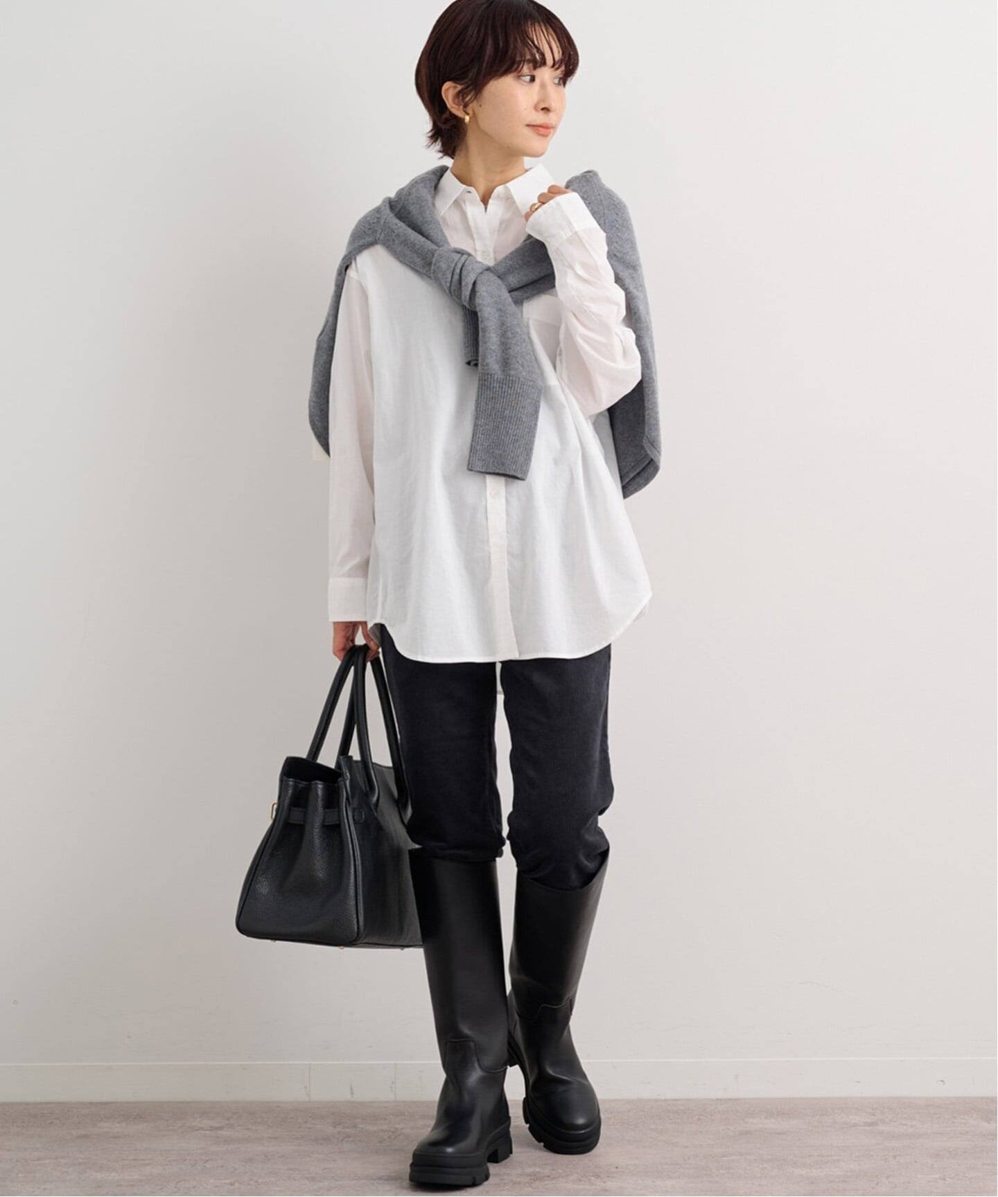 JOURNAL STANDARD relume 《WEB限定追加》バイオウォッシュオーバーサイズシャツ ジャーナル スタンダード レリューム トップス シャツ・ブラウス ブルー ホワイト