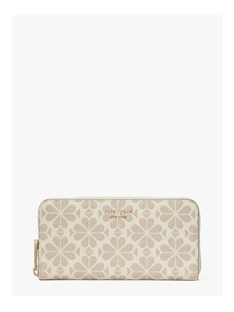 kate spade new york スペード フラワー コーテッド キャンバス ジップ アラウンド コンチネンタル ウォレット ケイトスペードニューヨーク 財布/小物 財布【送料無料】