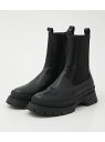 マウジー ブーツ レディース 【SALE／55%OFF】AZUL BY MOUSSY TRACK SOLE CHELSEA BOOTS アズールバイマウジー シューズ・靴 ブーツ ブラック カーキ