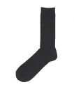 B 039 2nd MARCOMONDE(マルコモンド)basic ribbed socks(MENS) ビーセカンド 靴下 レッグウェア 靴下 ブラック グレー ホワイト