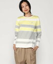 【SALE/50%OFF】SWITCH MOTION CROCODILE LADIES (W)天竺 ボーダー Tシャツ クロコダイル トップス カットソー・Tシャツ ブルー ピンク イエロー【送料無料】