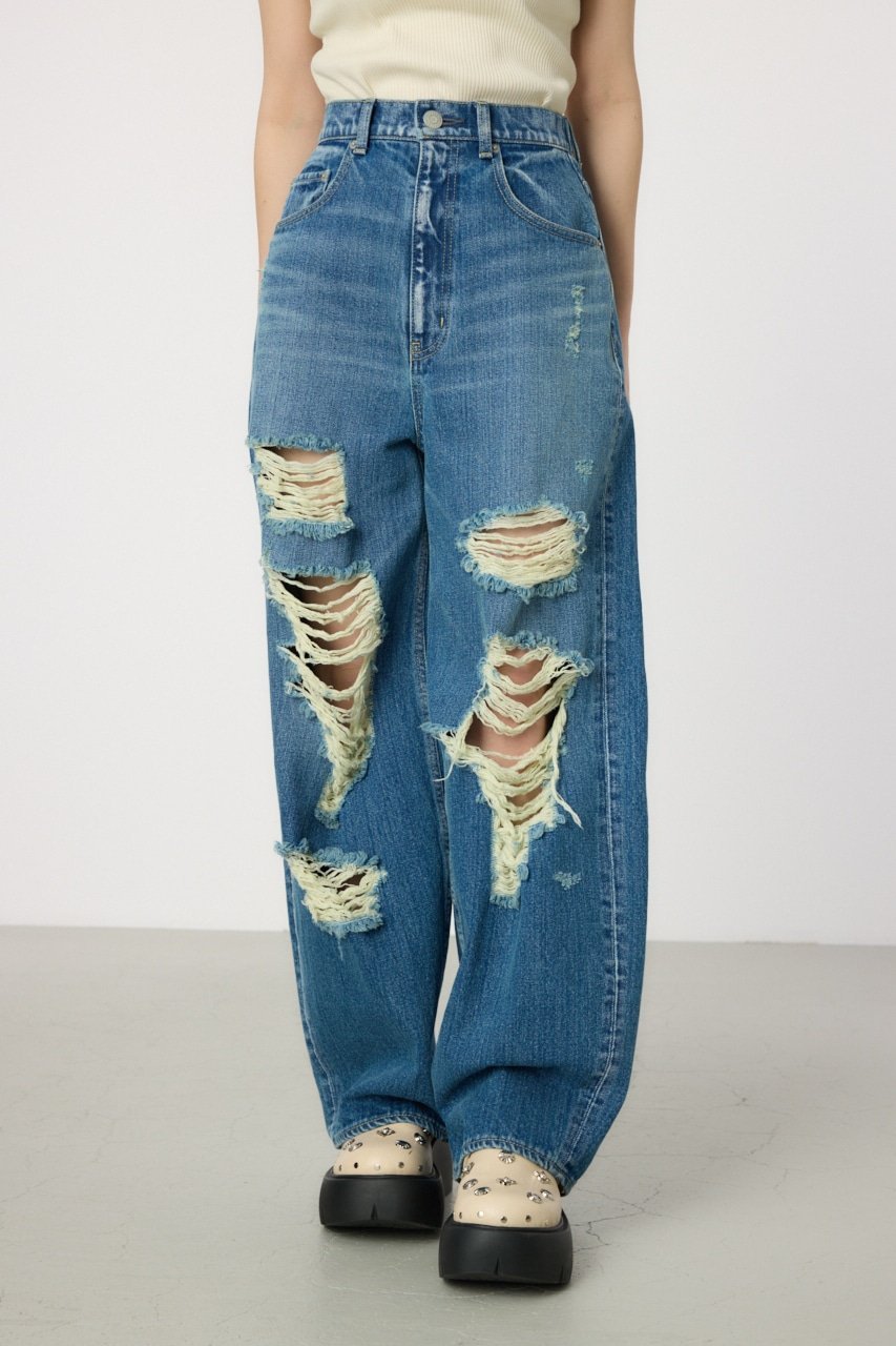 【SALE／20%OFF】RODEO CROWNS WIDE BOWL Hard Crash looseワイドデニム ロデオクラウンズワイドボウル..