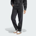 【SALE/30%OFF】adidas 【公式】アディダス adidas プレミアム エッセンシャルズ デニム ストレートレッグパンツ アディダス パンツ その他のパンツ ブラック【送料無料】