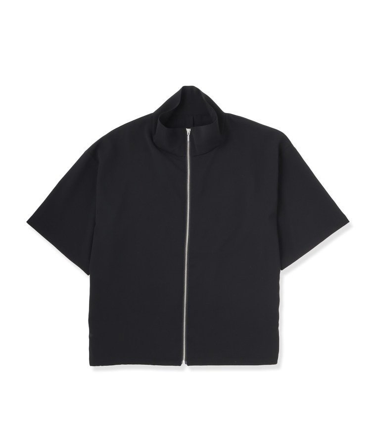 tk.TAKEO KIKUCHI 【接触冷感/2WAY】洗えるZIPシャツアウター ティーケータケオキクチ トップス シャツ・ブラウス グレー ブラック
