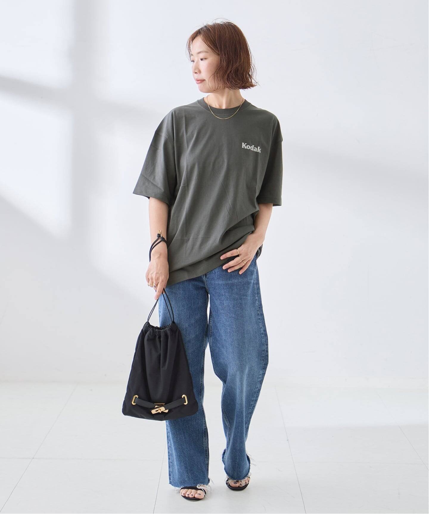 JOURNAL STANDARD L'ESSAGE 《予約》KODAK/コダック Scenery Back Graphic ShortSleeve Tシャツ ジャーナルスタンダード レサージュ トップス カットソー・Tシャツ グレー
