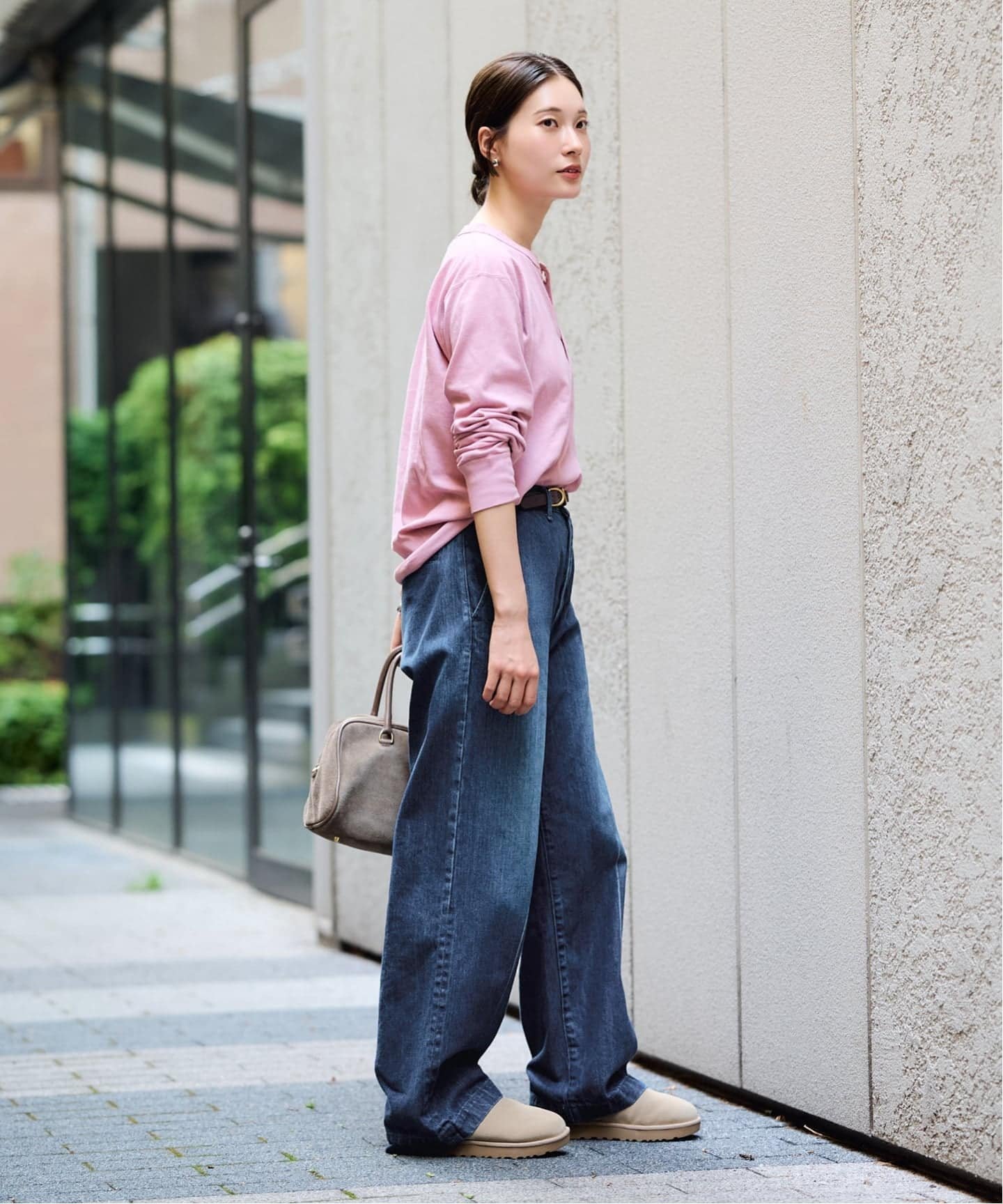 ≪予約≫DENIM DELIGHT DAYS セルヴィッチデニムスラックス フレームワーク パンツ ジーンズ・デニムパンツ ブルー