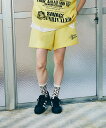 【SALE/22%OFF】RNA T1001 カットオフスウェットショートパンツ アールエヌエー パンツ ジャージ・スウェットパンツ ブラック イエロー ホワイ...