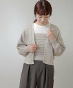 【SALE/50%OFF】URBAN RESEARCH ROSSO F by ROSSO ラメニットビスチェ+カーディガン アーバンリサーチロッソ トップス カーディガン ブラウン グレー【送料無料】(4)
