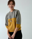 【SALE/50%OFF】JAYRO 【EC限定】超軽量ラウンドスリーブプルオーバー ジャイロ トップス ニット ネイビー ブルー グレー ピンク