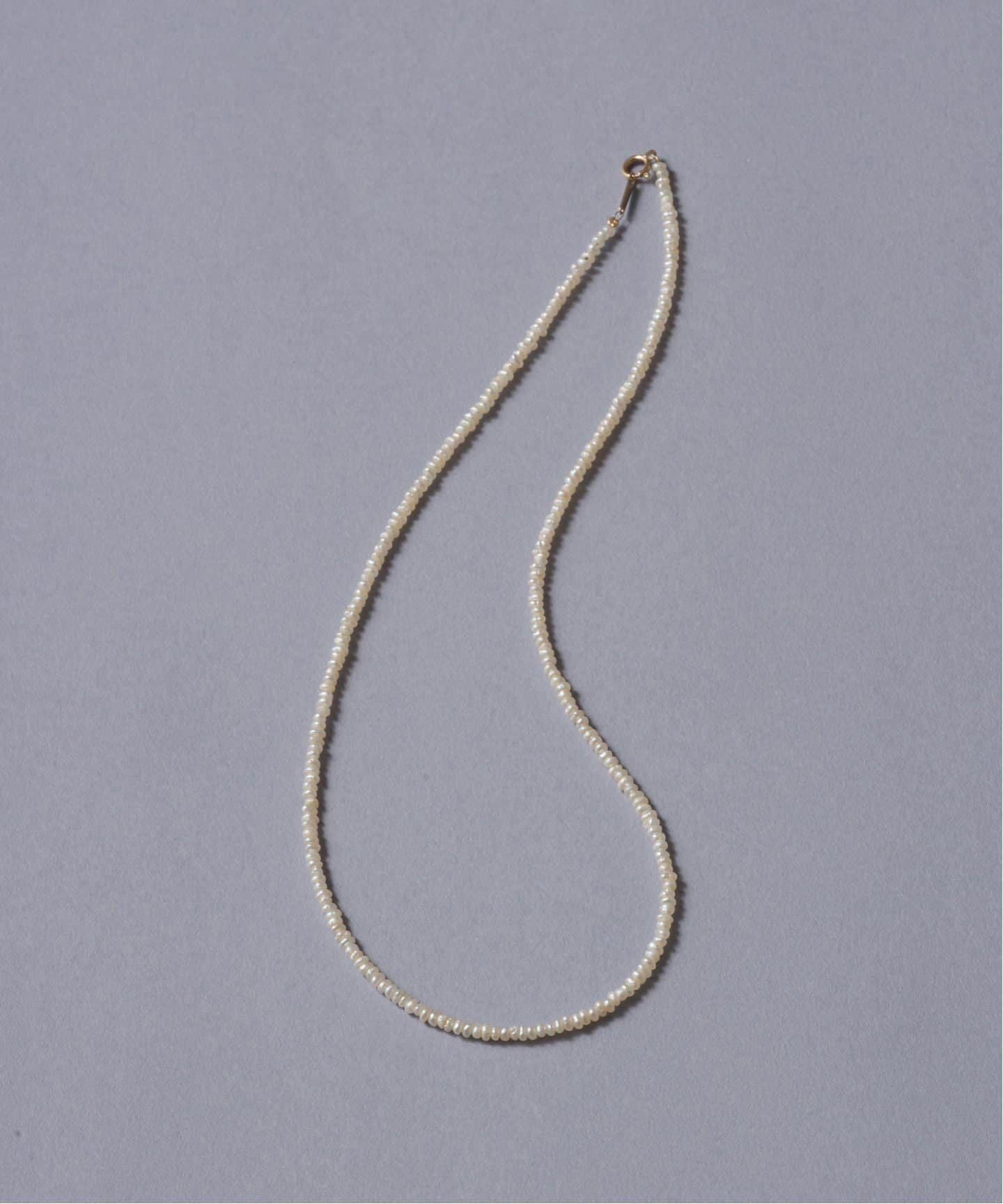 Lilas ミニポテトパールネックレス K10 スピックアンドスパン アクセサリー・腕時計 ネックレス ホワイト【送料無料】のサムネイル
