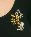 IRIS47 IRIS 47/holly brooch フォブ アクセサリー・腕時計 ブローチ・コサージュ・バッジ ゴールド シルバー【送料無料】