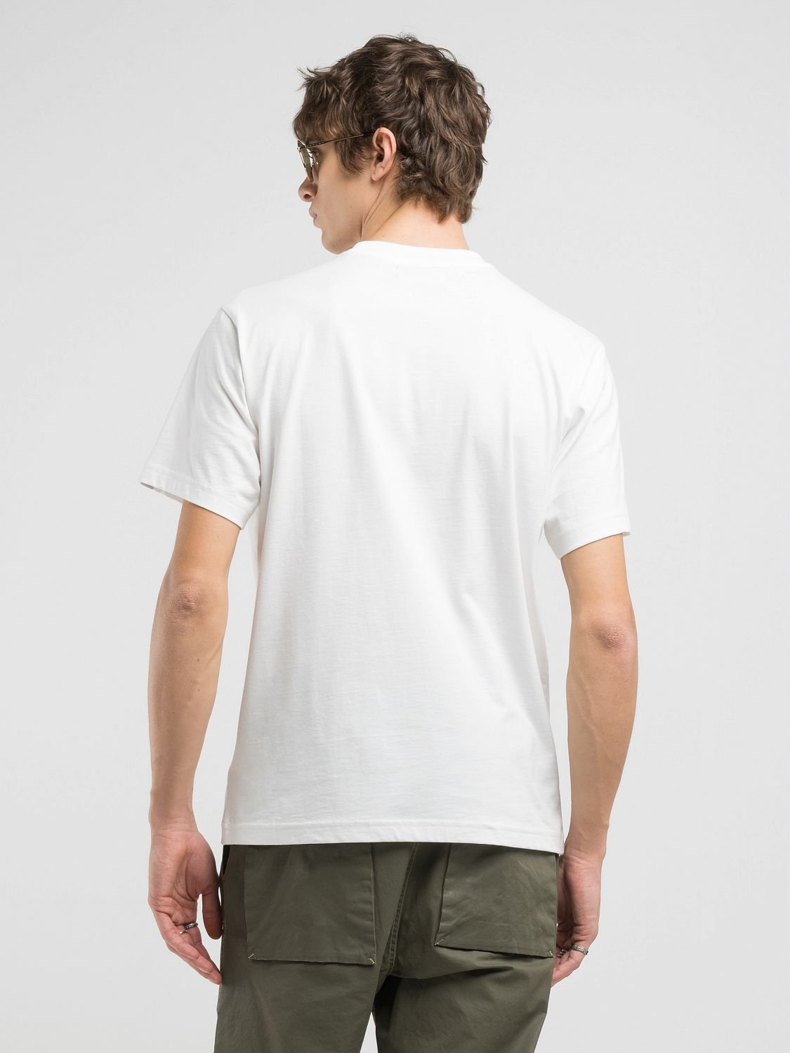 【SALE／10%OFF】REPLAY コットンジャ-ジーポケットプリントTシャツ リプレイ トップス カットソー・Tシャツ ホワイト ブラック【送料無料】