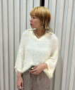 ROSE BUD H/S KNIT TOP ローズバッド トップス ニット ホワイト ネイビー ピンク【送料無料】