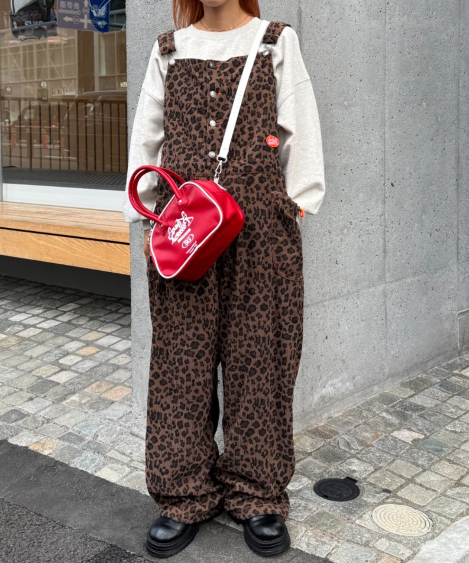 CIAOPANIC TYPY 【SOUNDS GOOOOD】製品染めコーデュロイスケーターオーバーオール チャオパニックティピー オールインワン・オーバーオール オーバーオール・サロペット ブラウン【送料無料】