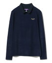 BEAMS GOLF PURPLE LABEL PURPLE LABEL / 衿付 グリッドプルオーバーシャツ ビームス ゴルフ トップス ポロシャツ ホワイト...