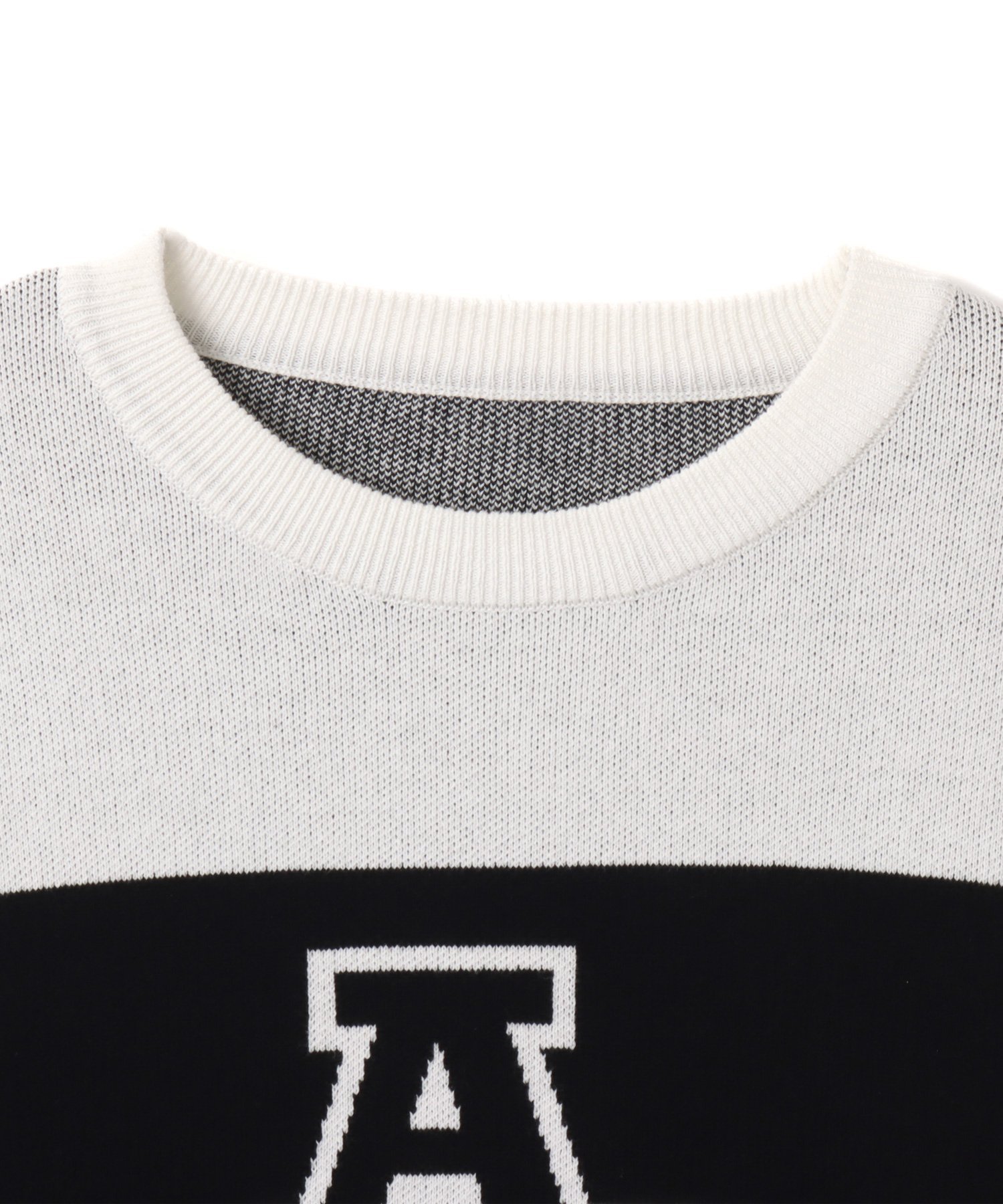 atmos pink atmos pink Rugger Knit Top BLACK アトモス トップス ニット ブラック