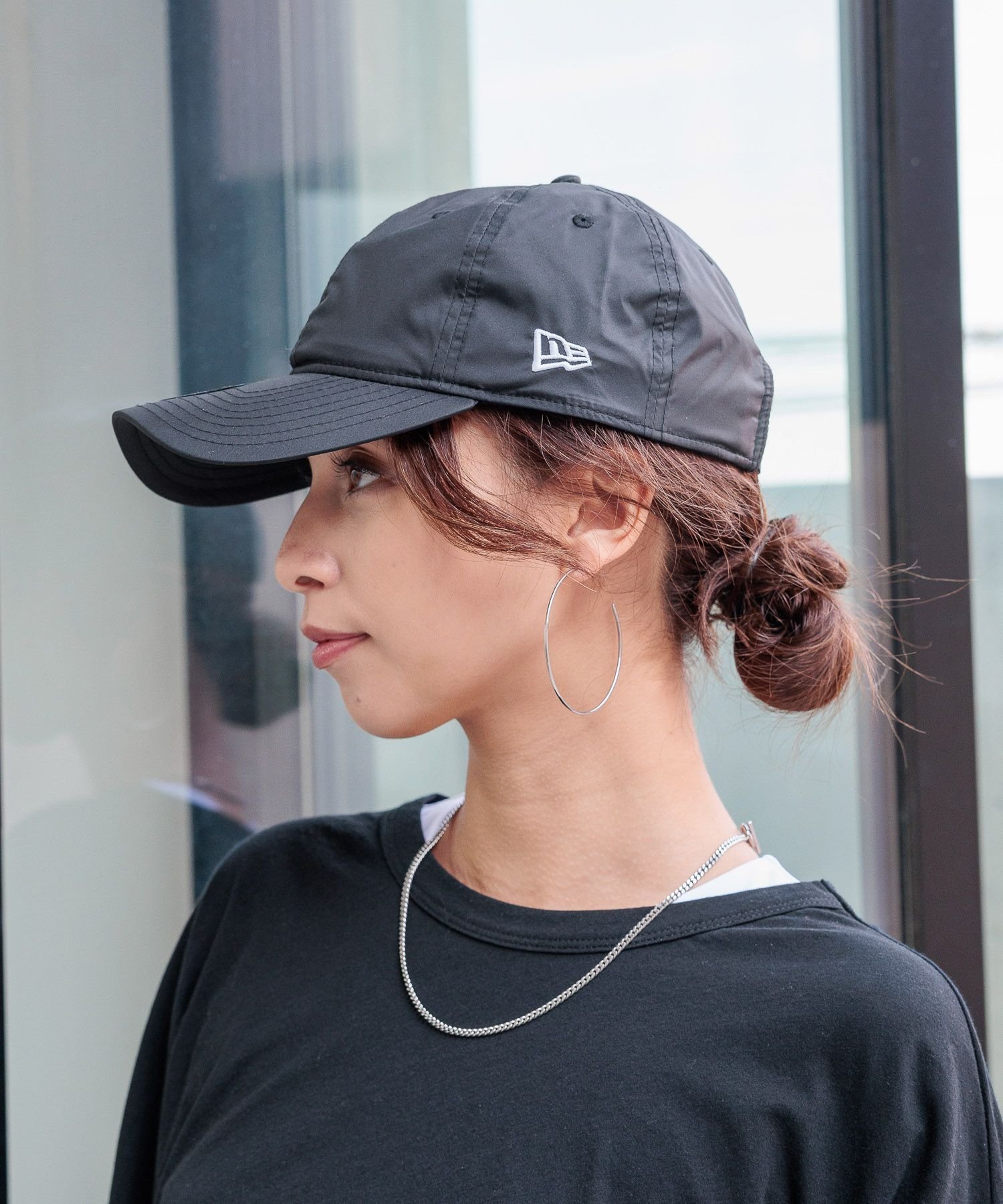 NEW ERA 【HEREIAM】NEW ERA(ニューエラ）／LONG VISOR（撥水） ベイフロー 帽子 キャップ パープル ブラック ホワイト【送料無料】のサムネイル