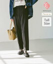 【SALE/20%OFF】GLOBAL WORK 一部店舗限定/ウツクシルエットプレミアムスリムテーパードパンツTall/252437 グローバルワーク パンツ...