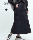 CONVERSE TOKYO WOMEN 【TAION】MILITARY STAR★ QUILTING SKIRT コンバーストウキョウ スカート その他のスカート ベージュ グリーン ブラック【送料無料】