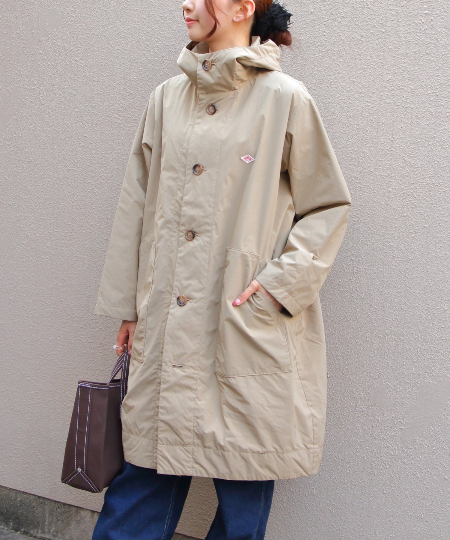 DANTON INSULATON HOODED COAT A0526 ステップス ジャケット・アウター ダウンジャケット・ダウンベス..