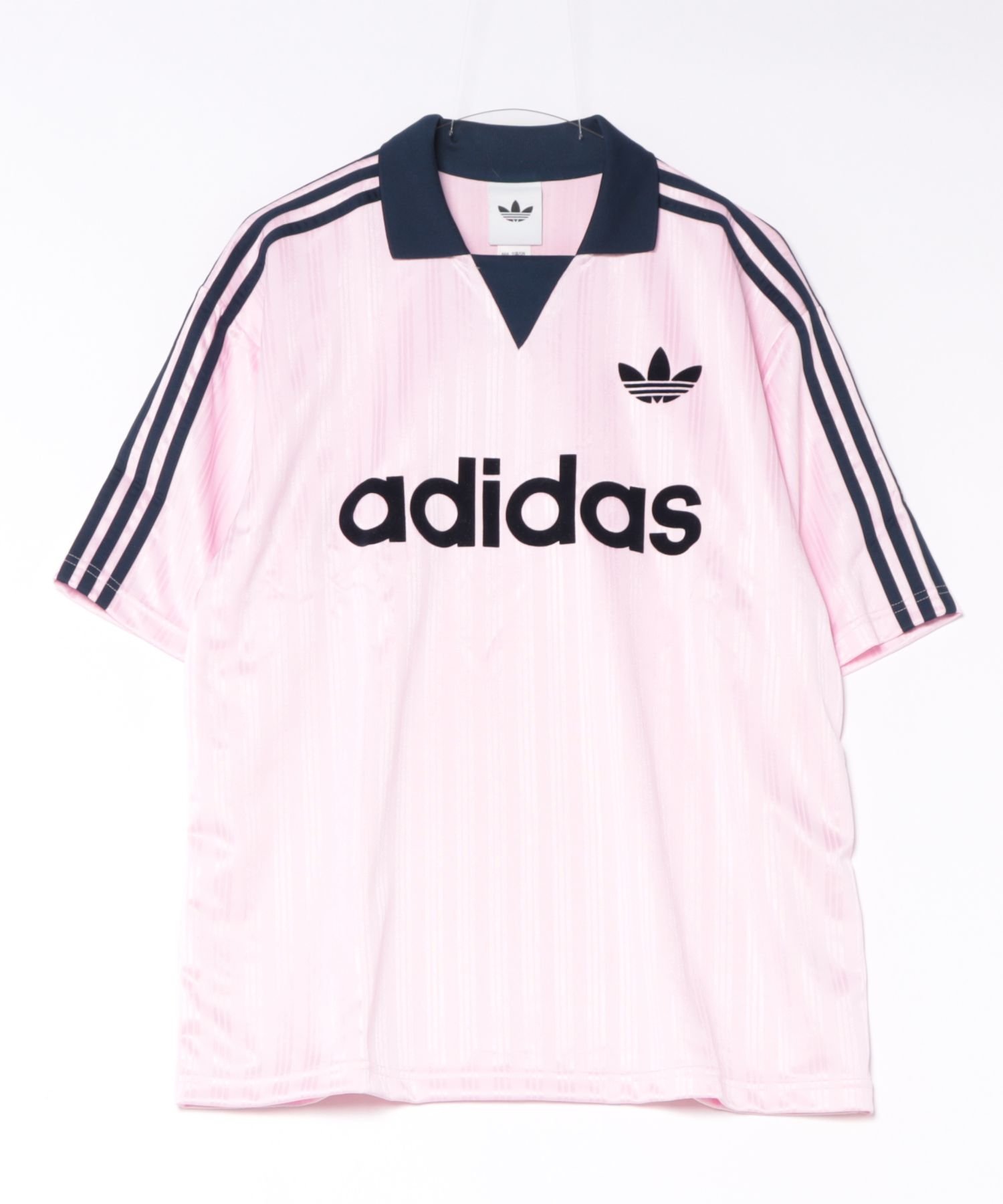 adidas adidas/COLLARED GOALIE アディダス ゴーリー トップ カセットチャート トップス ポロシャツ ホワイト ピンク