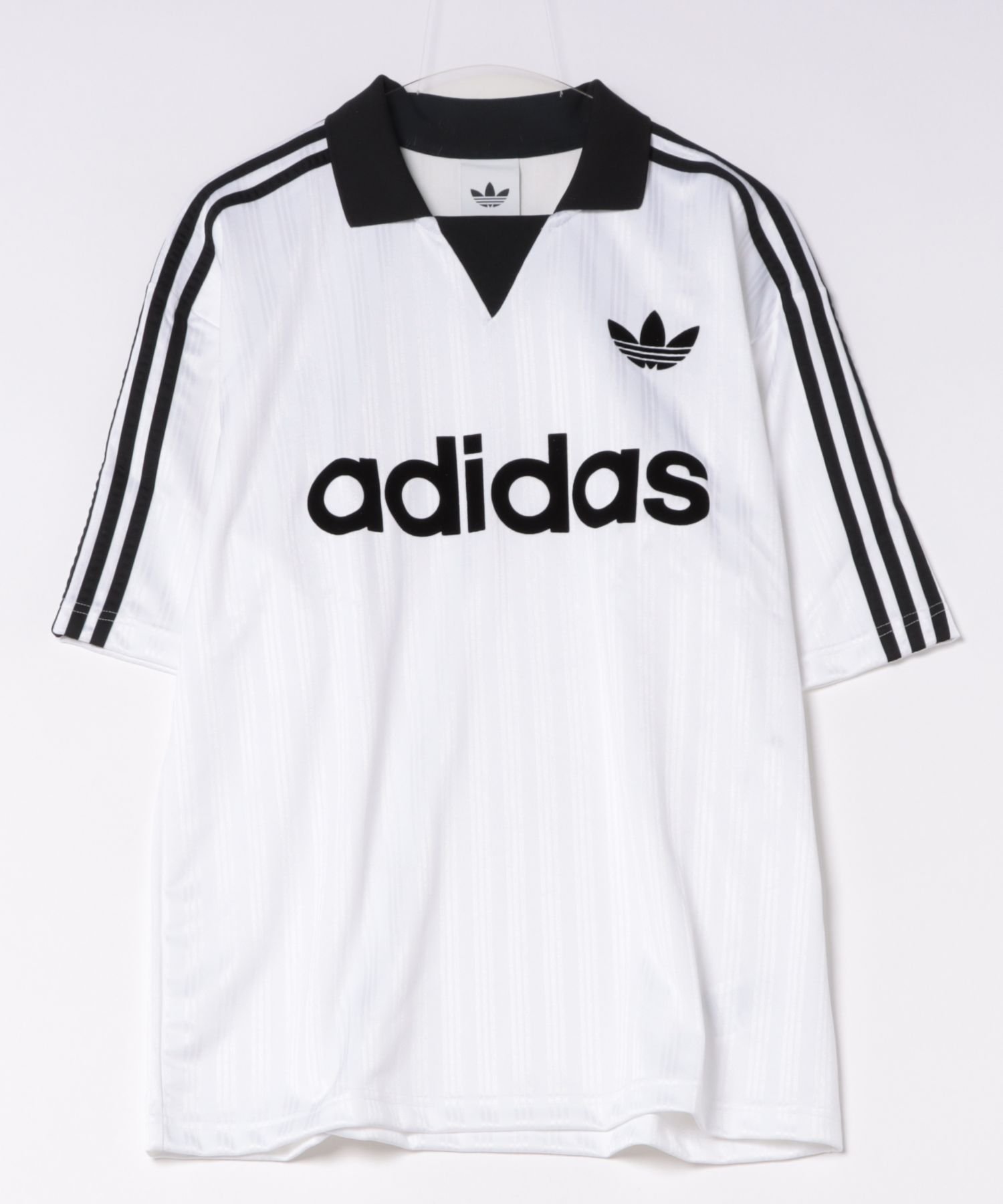 adidas adidas/COLLARED GOALIE アディダス ゴーリー トップ カセットチャート トップス ポロシャツ ホワイト ピンク