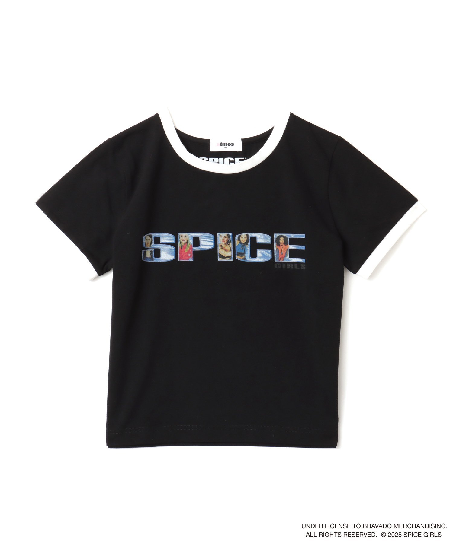 atmos pink atmos pink x SPICE GIRLS Short T-shirt BLACK アトモス トップス カットソー・Tシャツ ブラック