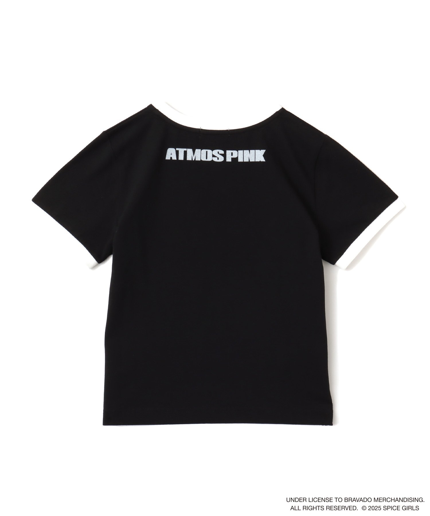 atmos pink atmos pink x SPICE GIRLS Short T-shirt BLACK アトモス トップス カットソー・Tシャツ ブラック