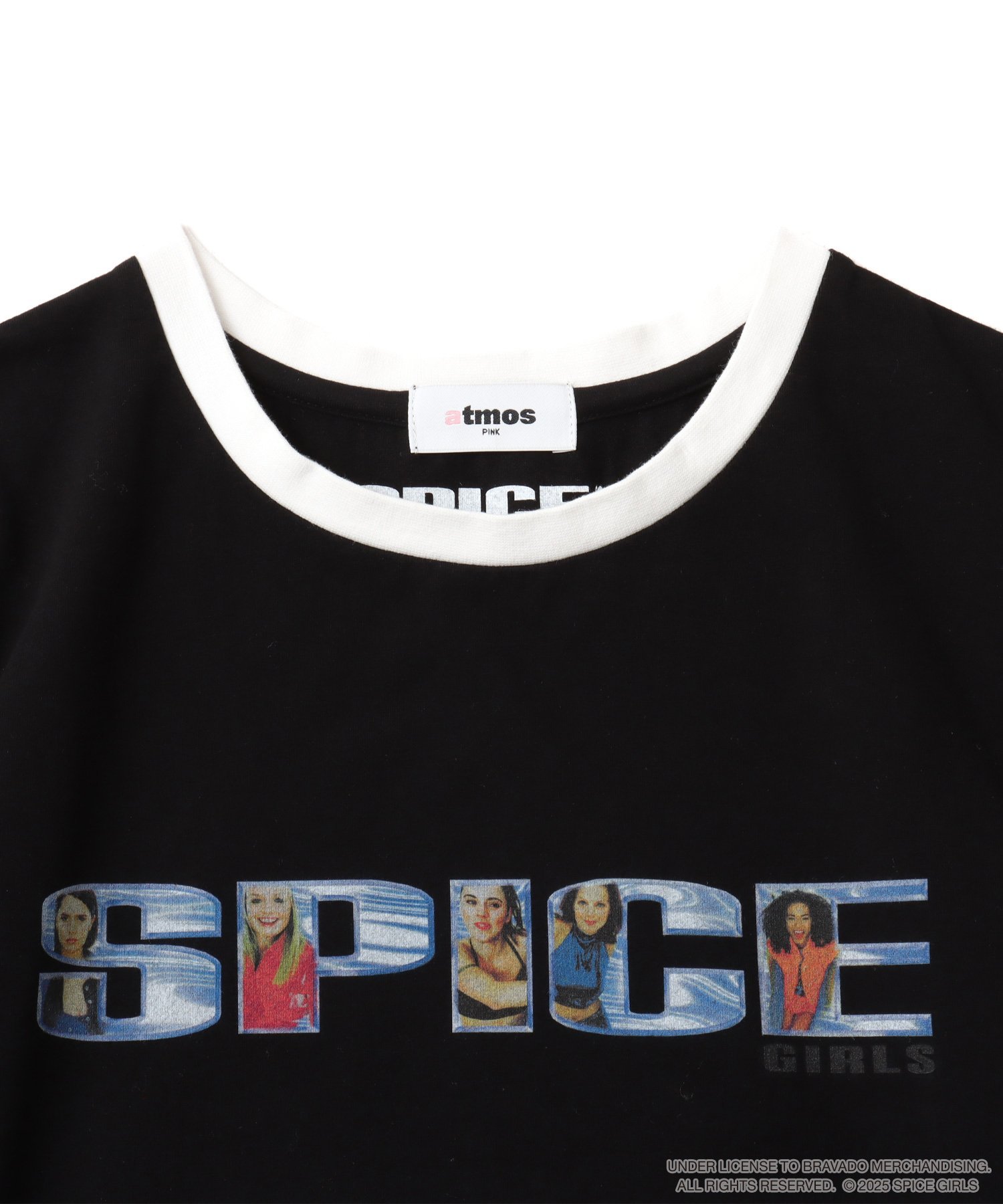atmos pink atmos pink x SPICE GIRLS Short T-shirt BLACK アトモス トップス カットソー・Tシャツ ブラック