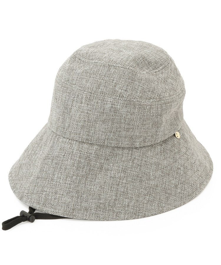 【SALE／30%OFF】SHOO・LA・RUE リネンライクツバ広ハット シューラルー 帽子 ハット ベージュ ブラウン ブラック グレー