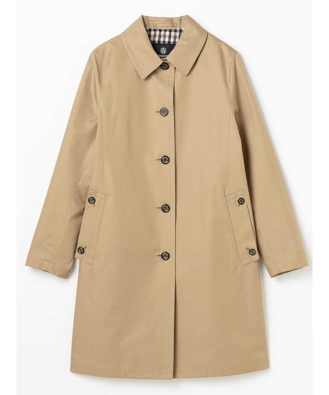 Aquascutum WOMEN NEW AQUA TECH Light ステンカラーコート アクアスキュータム ジャケット・アウター その他のジャケット・アウター ベージュ【送料無料】