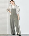 【SALE/70%OFF】LOURMARIN 【2WAY仕様で楽しめるポリエステルツイルサロペットパンツ】 メルローズクレール オールインワン・オーバーオール ...